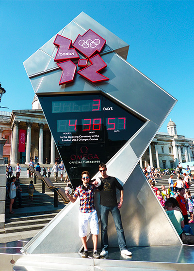 Olympic games countdown in London