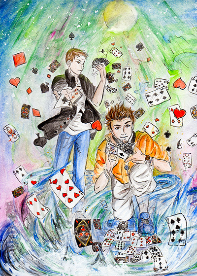 Couzmagic's drawing watercolor by Karoline GUILLERM